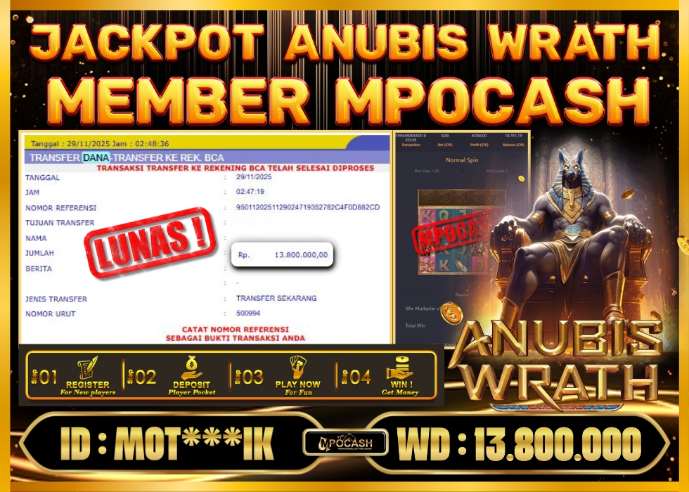 MPOCASH JACKPOT ANUBIS WRATH